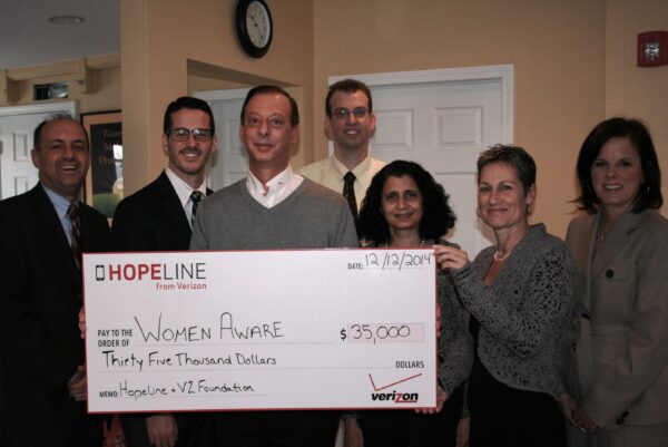 Verizon funds domestic violence programs